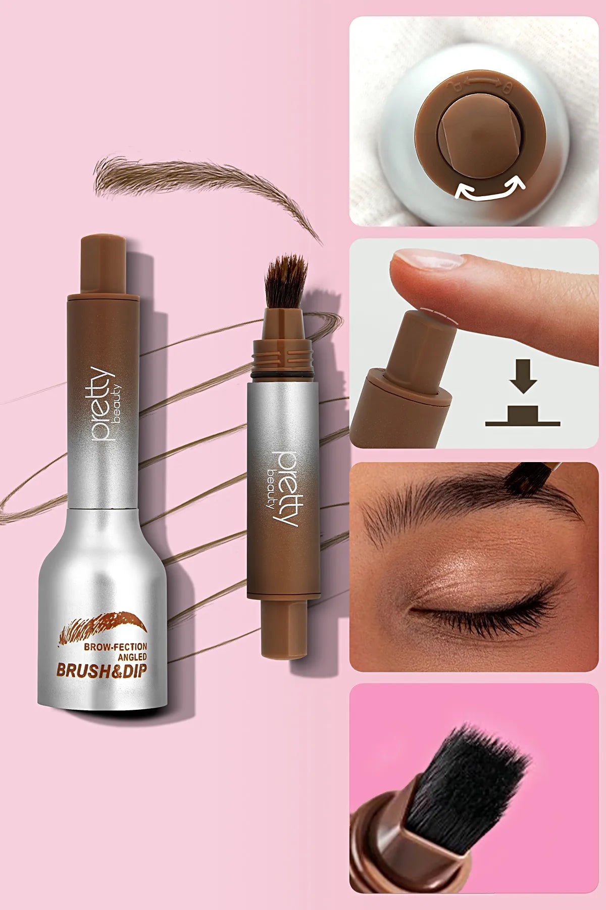 Kaş Boyası Fırçalı & Özel Fırçası Ile Kolay Uygulama