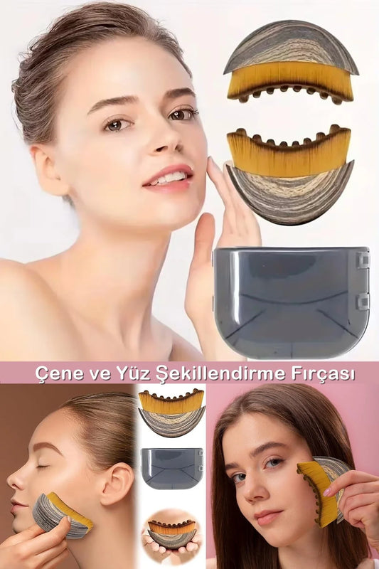 Çene ve Yüz Şekillendirme Fırçası Çok Fonksiyonlu Yumuşak Masaj Aleti