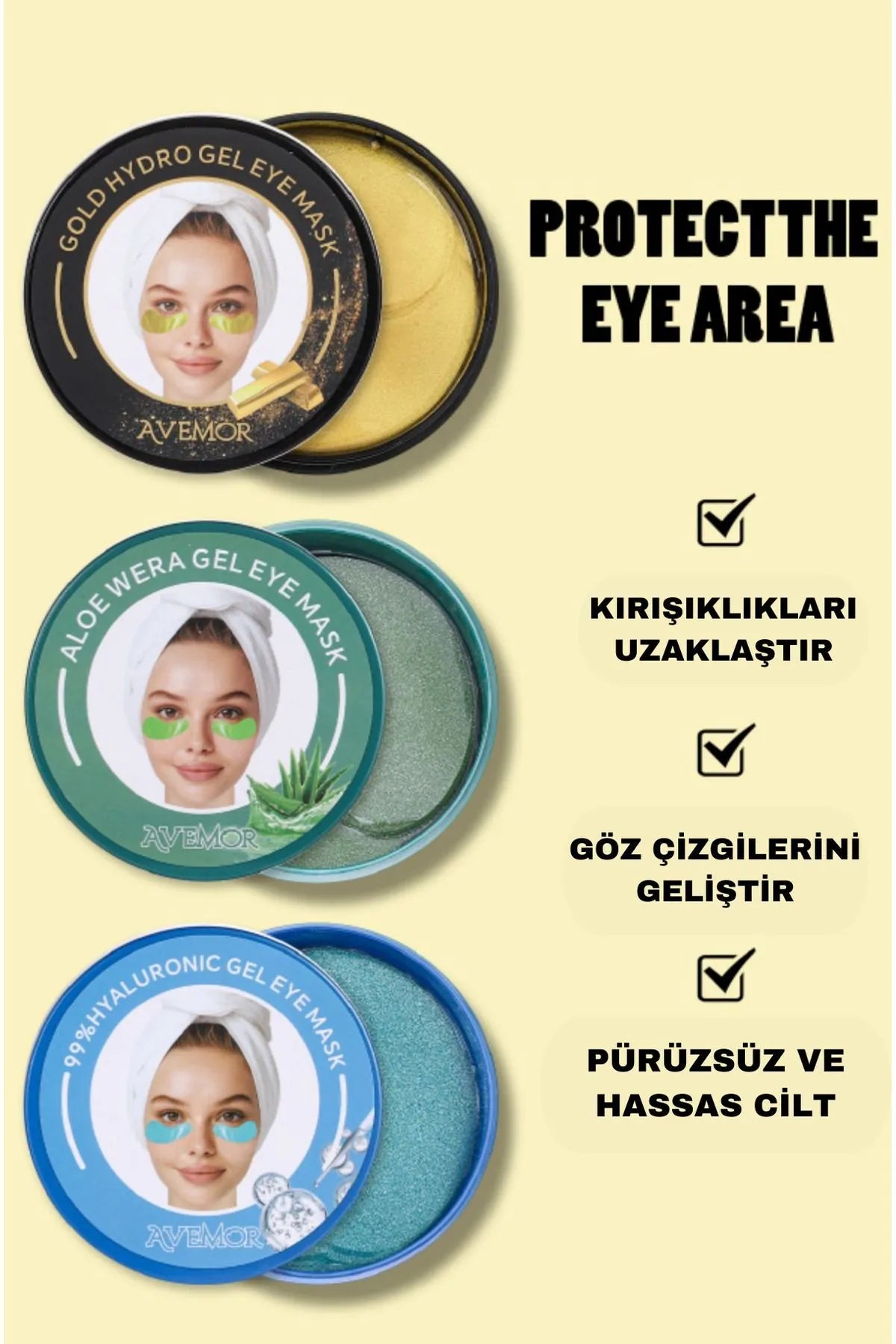 60 Adt Göz Altı Aydınlatıcı, Sıkılaştırıcı Ve Onarıcı Maske 1.4gr*60 Adet (aleo)