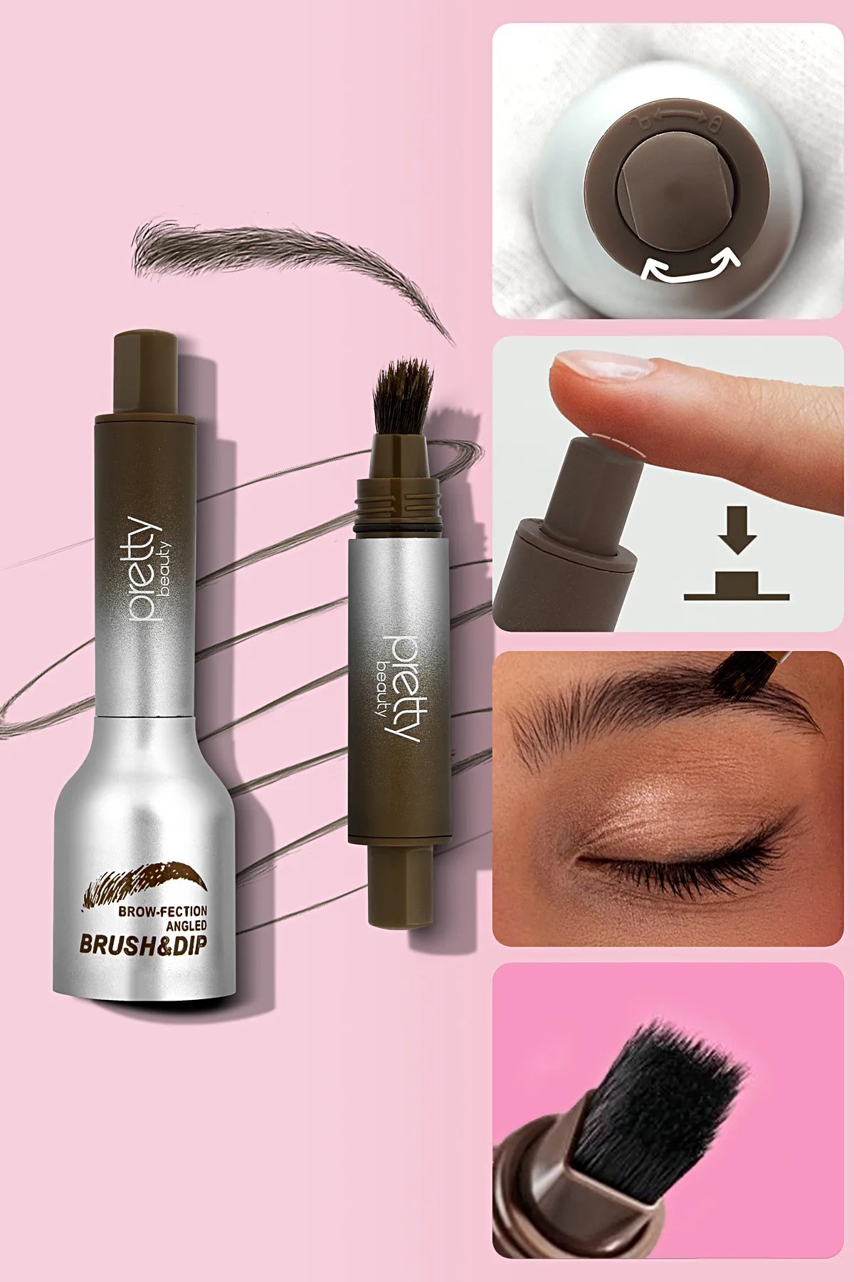 Kaş Boyası Fırçalı & Özel Fırçası Ile Kolay Uygulama