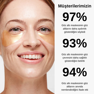 60 Adet Göz Altı Aydınlatıcı, Sıkılaştırıcı Ve Onarıcı Maske 1.4gr*60 Adet altın