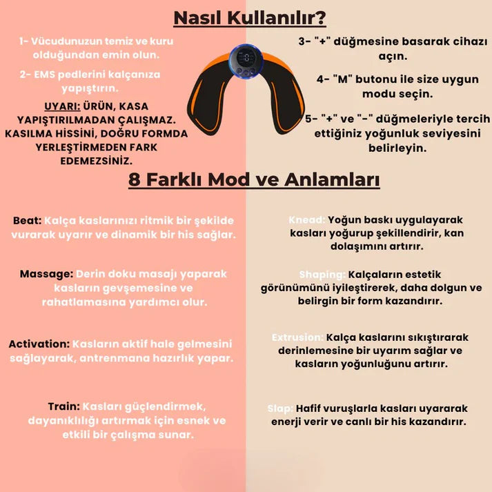 EMS Kalça Şekillendirici